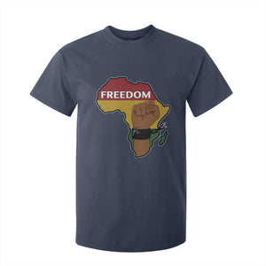 Africa Freedom Liberation Black Power T Shirt For Kid TS14 Navy Print Your Wear