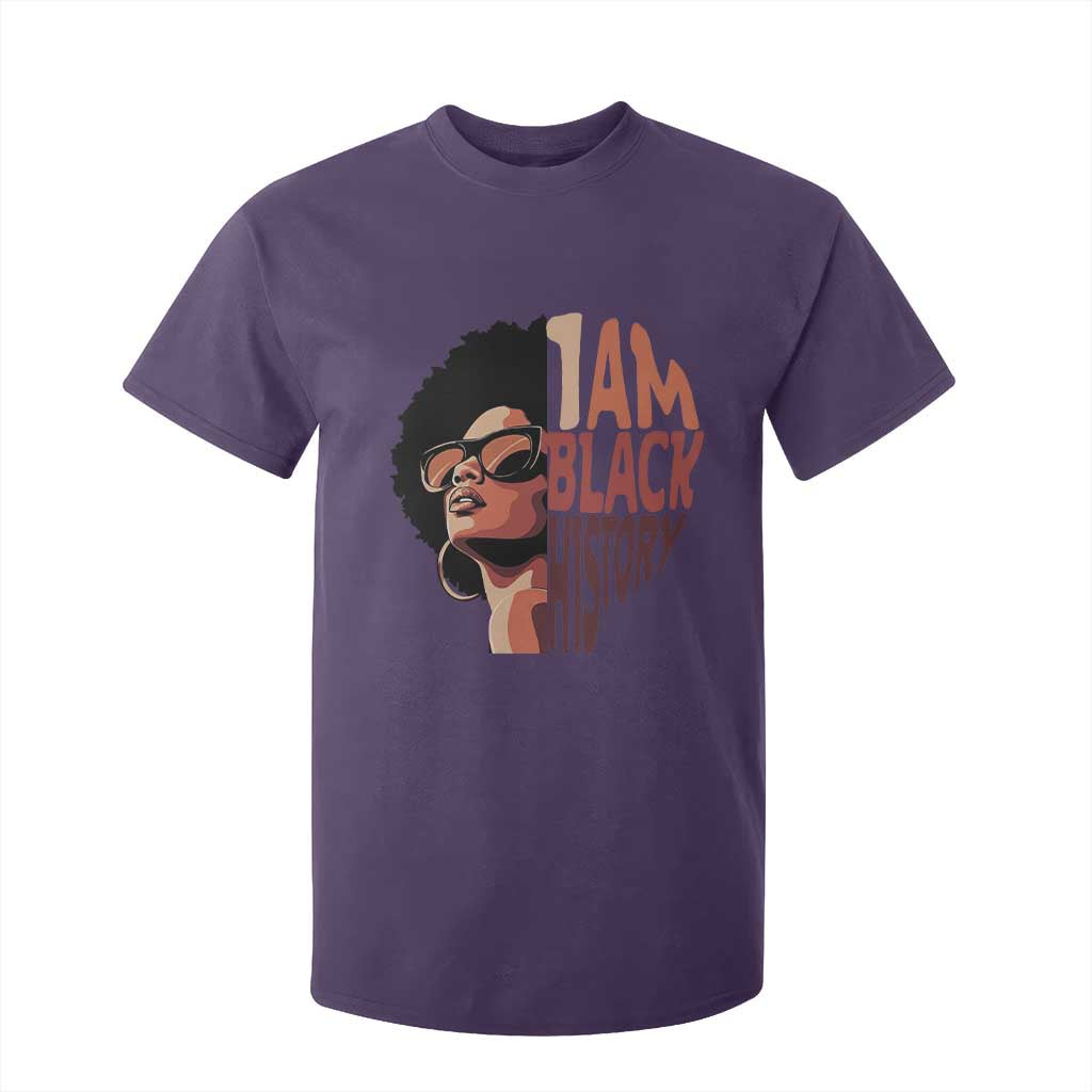 I Am Black History T Shirt For Kid African American Pride TS14 Purple Print Your Wear
