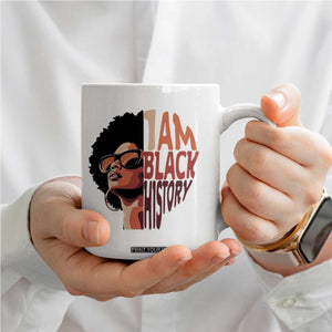 I Am Black History Coffee Mug African American Pride TS14 Print Your Wear