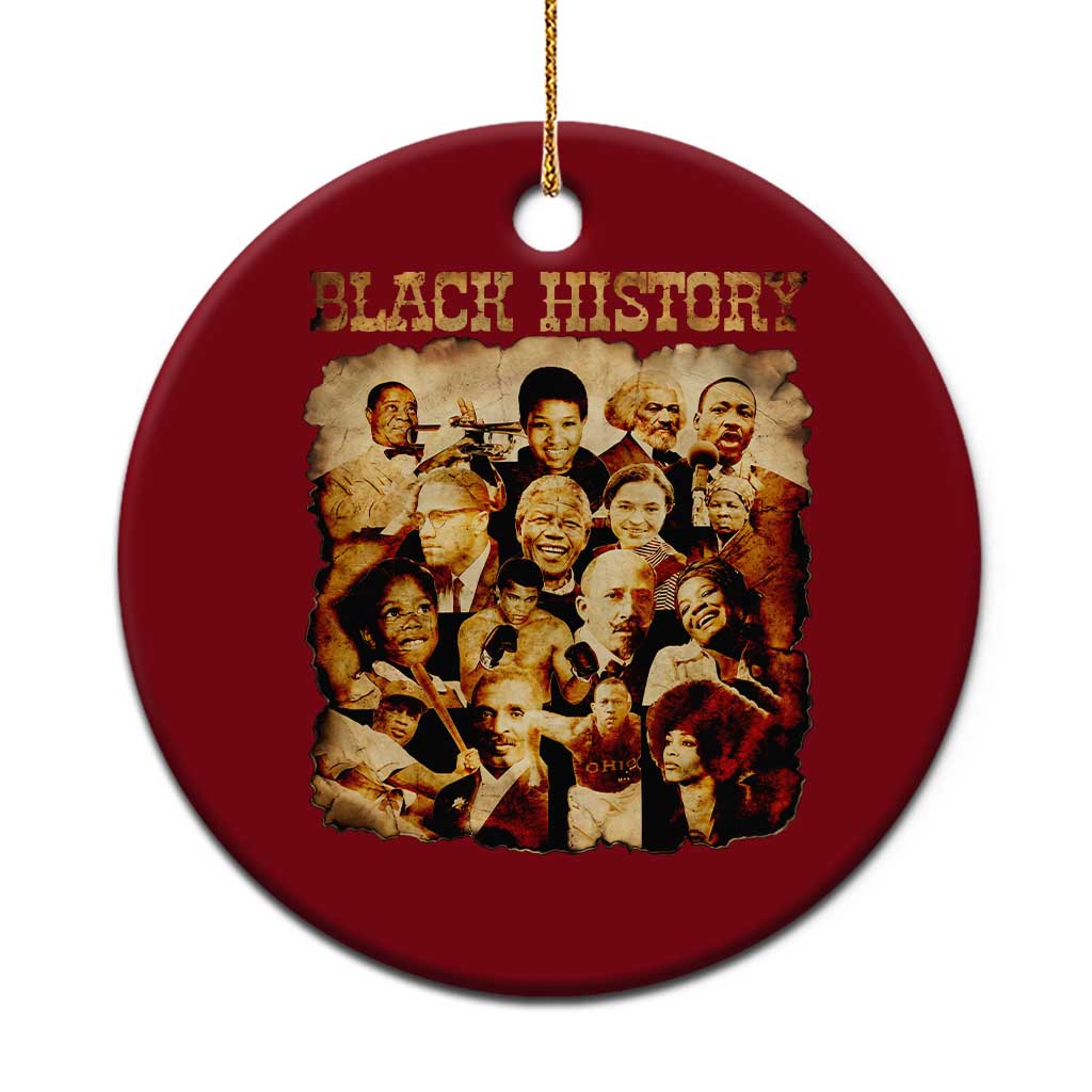 Black History Month Ceramic Ornament African American Pride TS14 1pc Red Print Your Wear