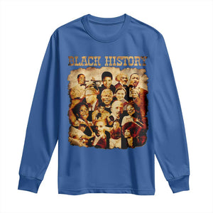 Black History Month Long Sleeve Shirt African American Pride TS14 Royal Blue Print Your Wear