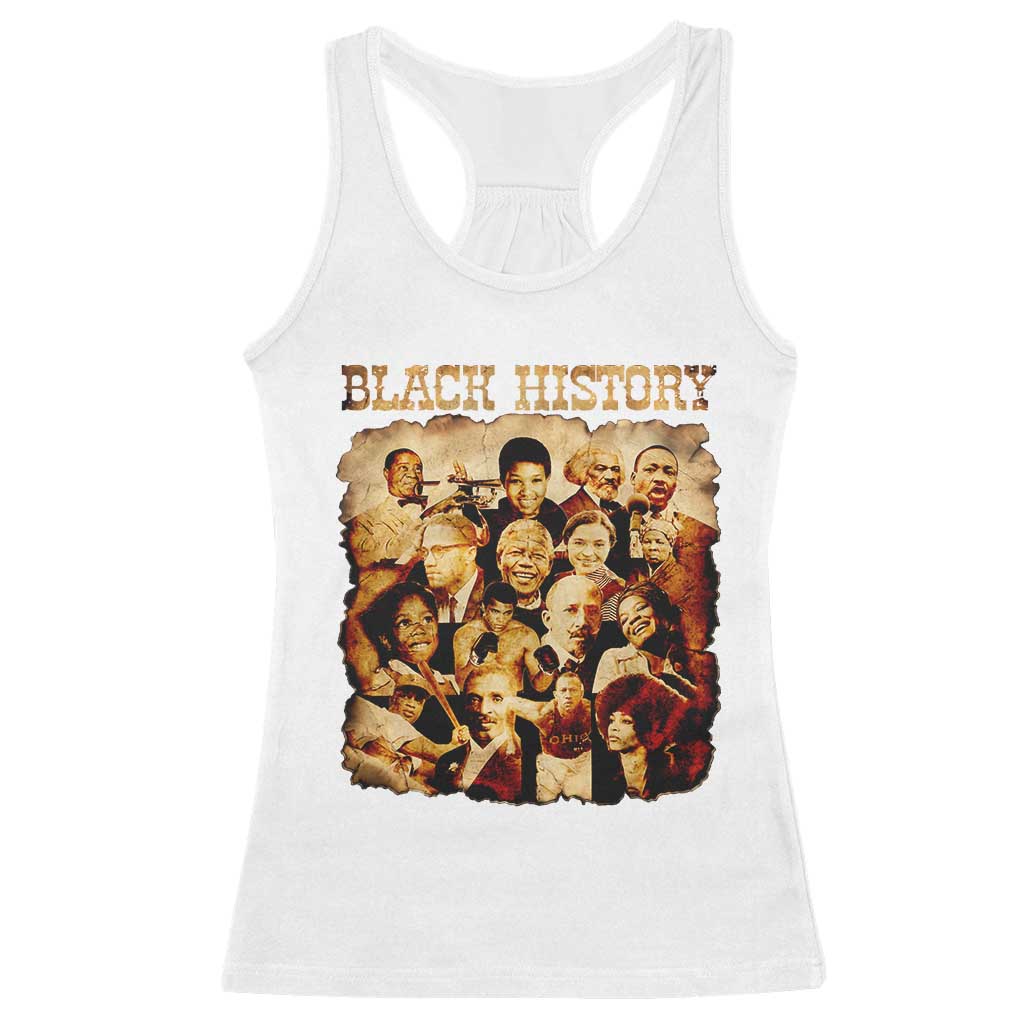 Black History Month Racerback Tank Top African American Pride TS14 White Print Your Wear