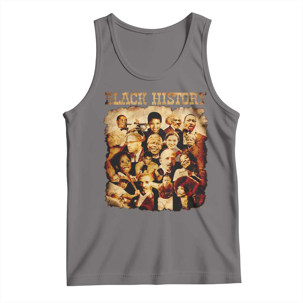 Black History Month Tank Top African American Pride TS14 Deep Heather Print Your Wear