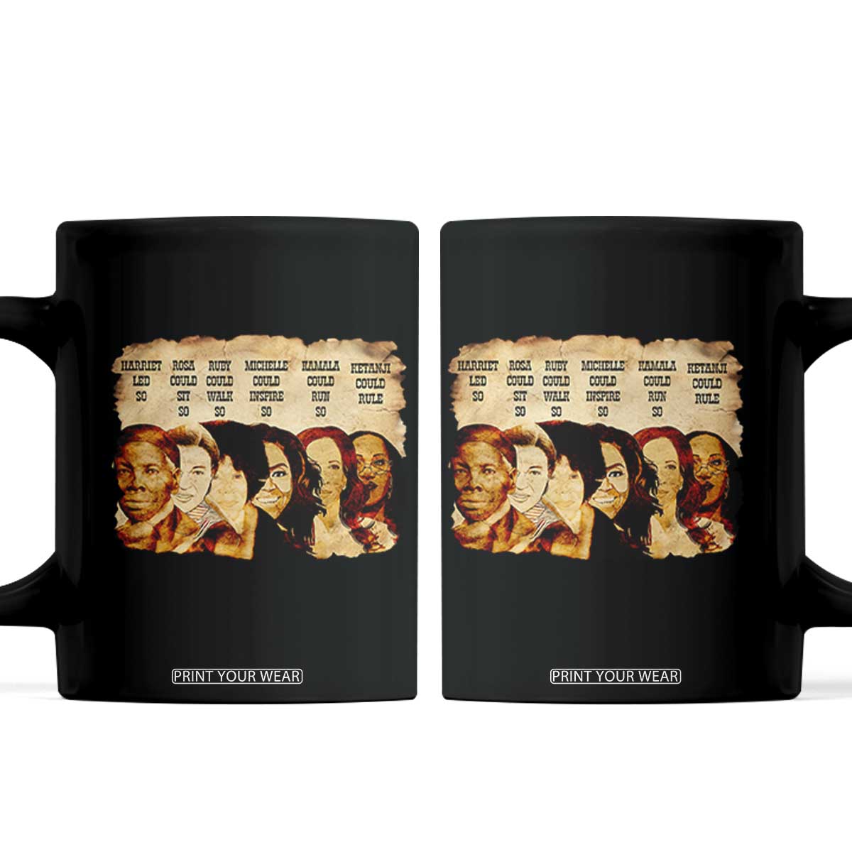 Black History Month Coffee Mug African American Women Pride TS14 Black Print Your Wear