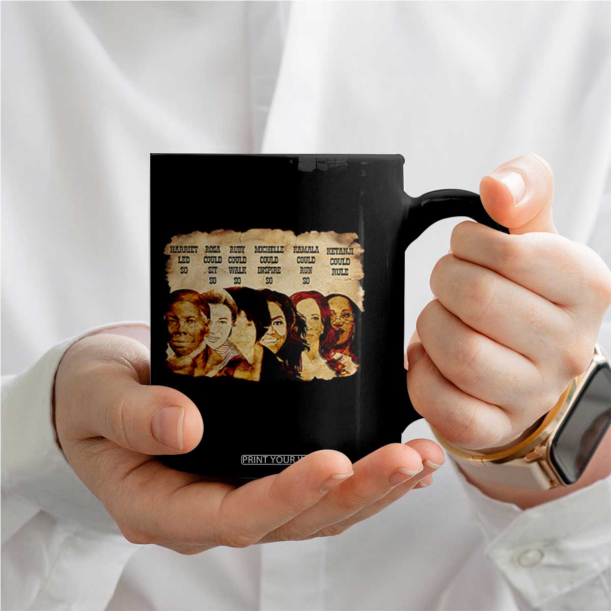 Black History Month Coffee Mug African American Women Pride TS14 Print Your Wear