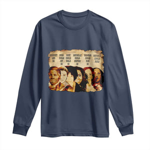 Black History Month Long Sleeve Shirt African American Women Pride TS14 Navy Print Your Wear