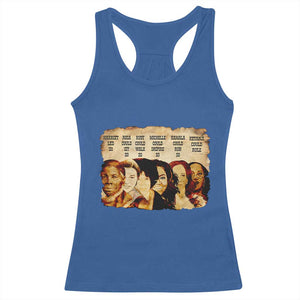 Black History Month Racerback Tank Top African American Women Pride TS14 Royal Blue Print Your Wear