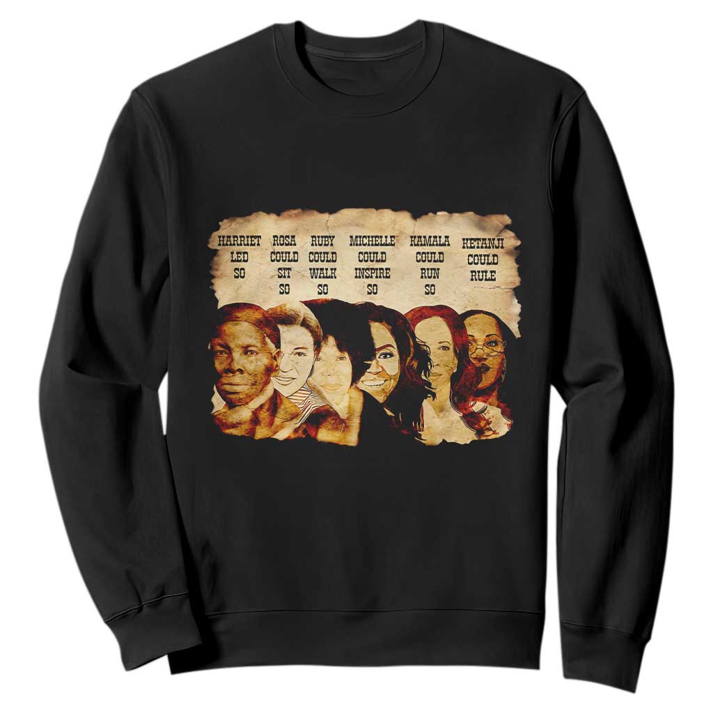 Black History Month Sweatshirt African American Women Pride TS14 Black Print Your Wear
