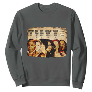 Black History Month Sweatshirt African American Women Pride TS14 Dark Heather Print Your Wear