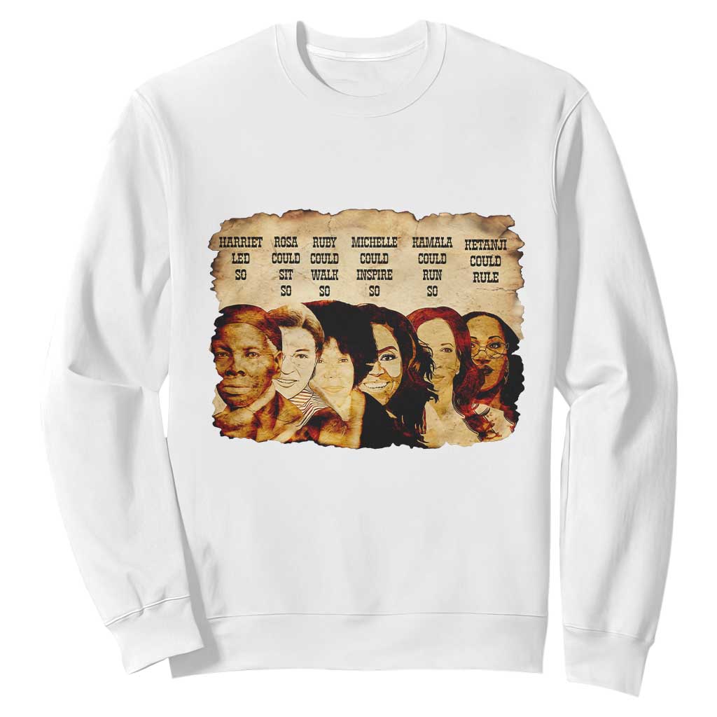 Black History Month Sweatshirt African American Women Pride TS14 White Print Your Wear
