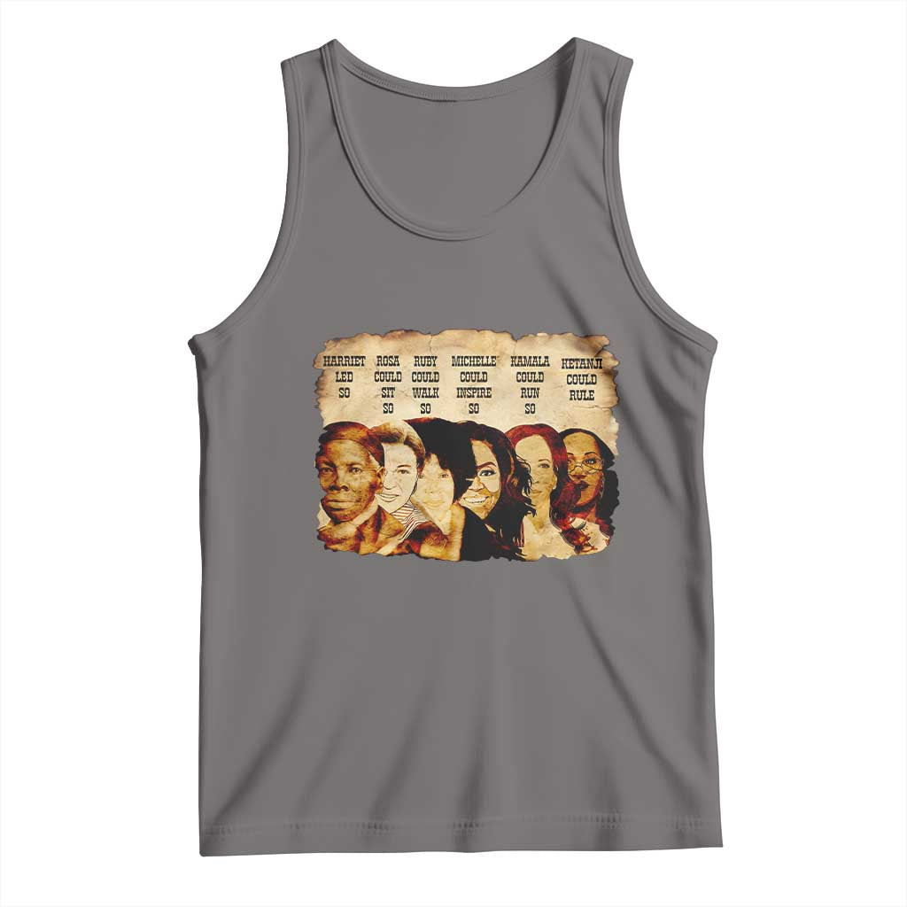 Black History Month Tank Top African American Women Pride TS14 Deep Heather Print Your Wear