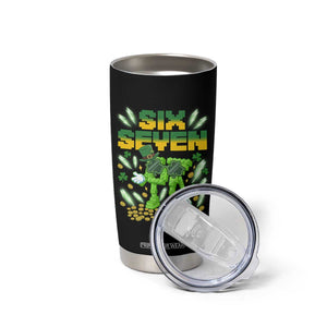 67 Italian Brainrot St Patricks Day Tumbler Cup Funny Six Seven Leprechaun Playing Baseball Meme TS14 Print Your Wear