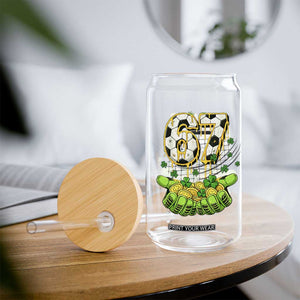 67 Soccer St Patricks Day Glass Can Funny Six Seven Gen Alpha Meme Drip TS14 Print Your Wear