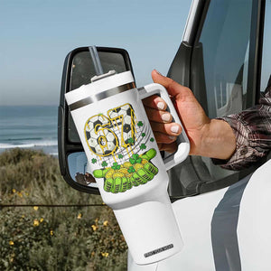 67 Soccer St Patricks Day Tumbler With Handle Funny Six Seven Gen Alpha Meme Drip TS14 Print Your Wear