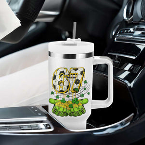 67 Soccer St Patricks Day Tumbler With Handle Funny Six Seven Gen Alpha Meme Drip TS14 Print Your Wear