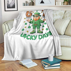 67 Basketball St Patricks Day Throw Blanket Funny Six Seven Leprechaun Meme TS14 Print Your Wear