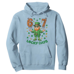 67 Basketball St Patricks Day Hoodie Funny Six Seven Leprechaun Meme TS14 Light Blue Print Your Wear