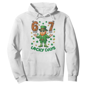 67 Basketball St Patricks Day Hoodie Funny Six Seven Leprechaun Meme TS14 White Print Your Wear