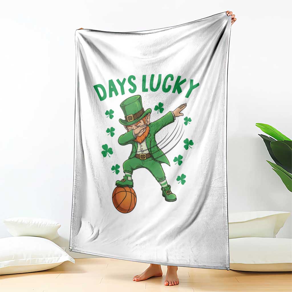 Funny Dabbing Leprechaun St Patricks Day Throw Blanket Days Lucky TS14 Print Your Wear