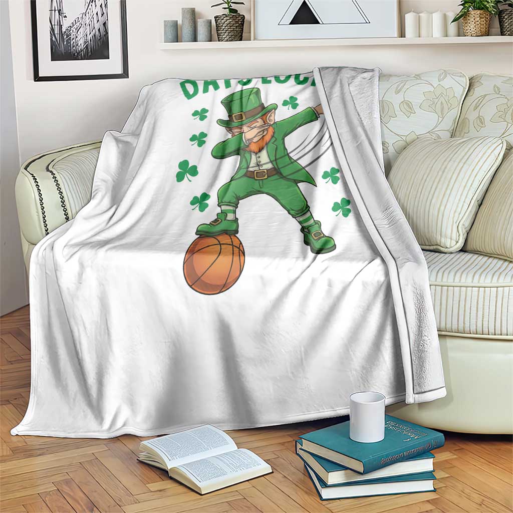 Funny Dabbing Leprechaun St Patricks Day Throw Blanket Days Lucky TS14 Print Your Wear