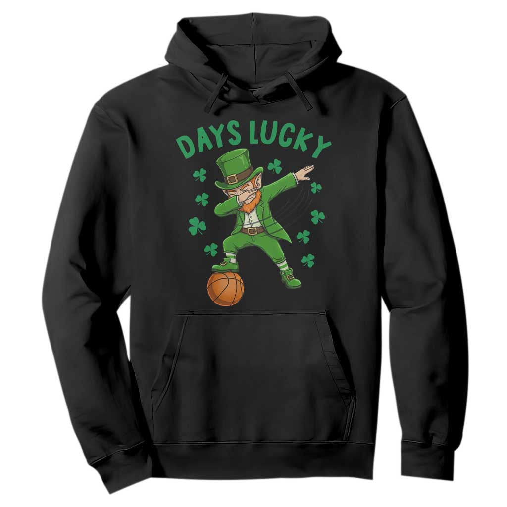 Funny Dabbing Leprechaun St Patricks Day Hoodie Days Lucky TS14 Black Print Your Wear