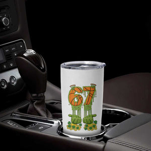 67 Basketball St Patricks Day Tumbler Cup Funny Six Seven Gen Alpha Meme Drip TS14 Print Your Wear