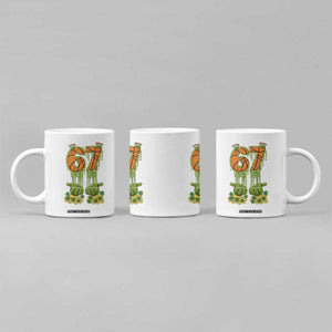 67 Basketball St Patricks Day Coffee Mug Funny Six Seven Gen Alpha Meme Drip TS14 Print Your Wear