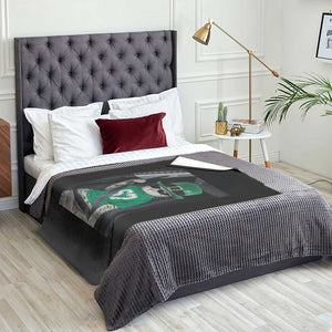 67 Cat St Patricks Day Throw Blanket Funny Cat Driver Leprechaun Meme TS14 Print Your Wear