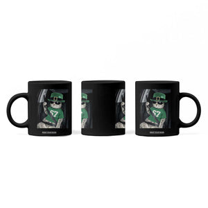 67 Cat St Patricks Day Coffee Mug Funny Cat Driver Leprechaun Meme TS14 Print Your Wear