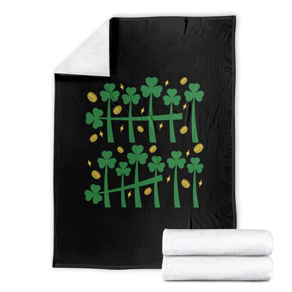 67 St Patricks Day Throw Blanket Funny Six Seven Gen Alpha Meme TS14 Black Print Your Wear