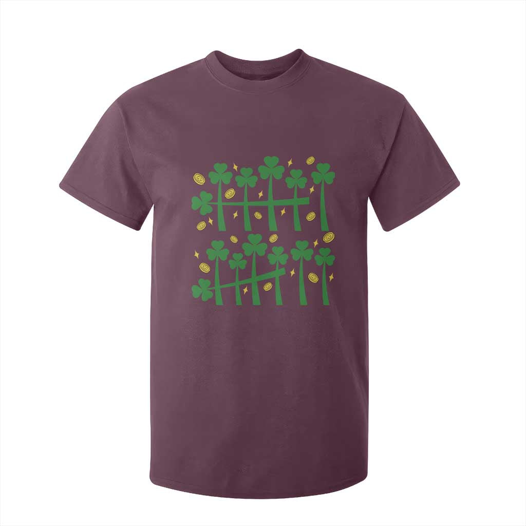 67 St Patricks Day T Shirt For Kid Funny Six Seven Gen Alpha Meme TS14 Maroon Print Your Wear