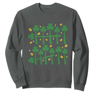 67 St Patricks Day Sweatshirt Funny Six Seven Gen Alpha Meme TS14 Dark Heather Print Your Wear