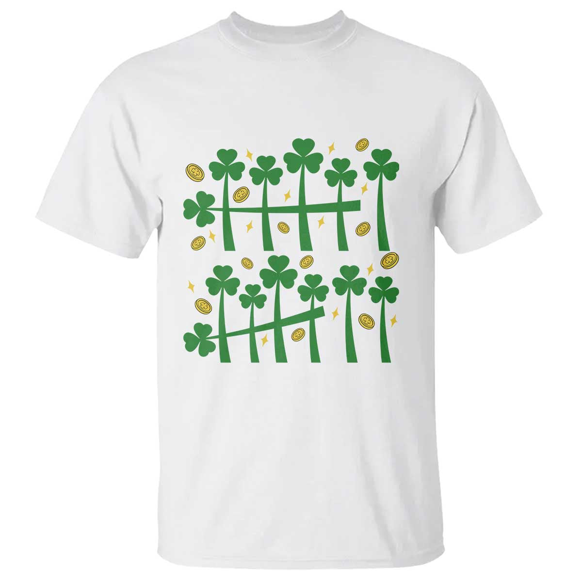 67 St Patricks Day T Shirt Funny Six Seven Gen Alpha Meme TS14 White Print Your Wear