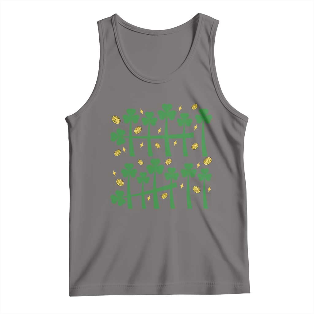 67 St Patricks Day Tank Top Funny Six Seven Gen Alpha Meme TS14 Deep Heather Print Your Wear