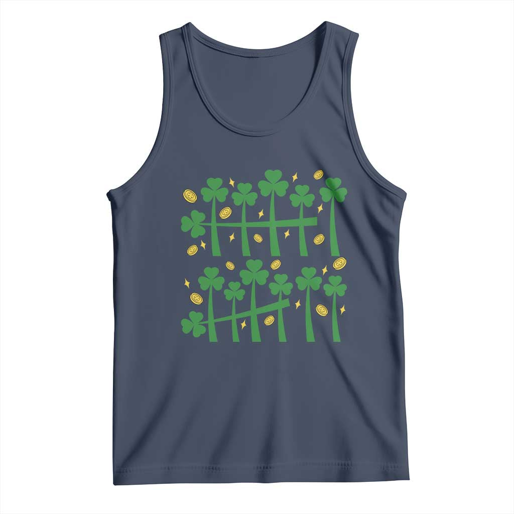 67 St Patricks Day Tank Top Funny Six Seven Gen Alpha Meme TS14 Navy Print Your Wear