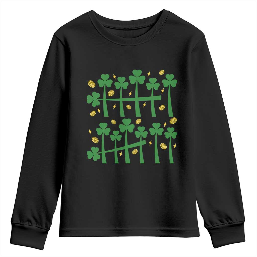 67 St Patricks Day Youth Sweatshirt Funny Six Seven Gen Alpha Meme TS14 Black Print Your Wear