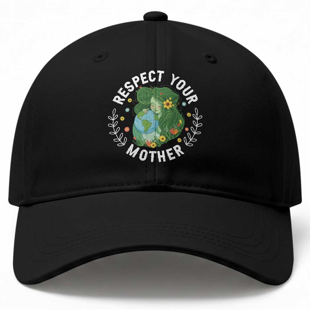 Respect Your Mother Baseball Cap Earth Mother Women Girl TS14 Print Your Wear