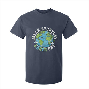 Funny Make Earth Day Every Day T Shirt For Kid Cute Environmental Awareness Earth Day TS14 Navy Print Your Wear