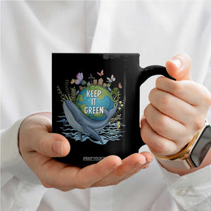 Keep It Green Earth Day Coffee Mug Eco-Friendly Nature Environmental Awareness TS14 Print Your Wear
