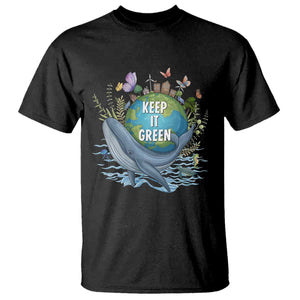 Keep It Green Earth Day T Shirt Eco-Friendly Nature Environmental Awareness TS14 Black Print Your Wear