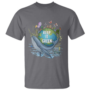 Keep It Green Earth Day T Shirt Eco-Friendly Nature Environmental Awareness TS14 Charcoal Print Your Wear
