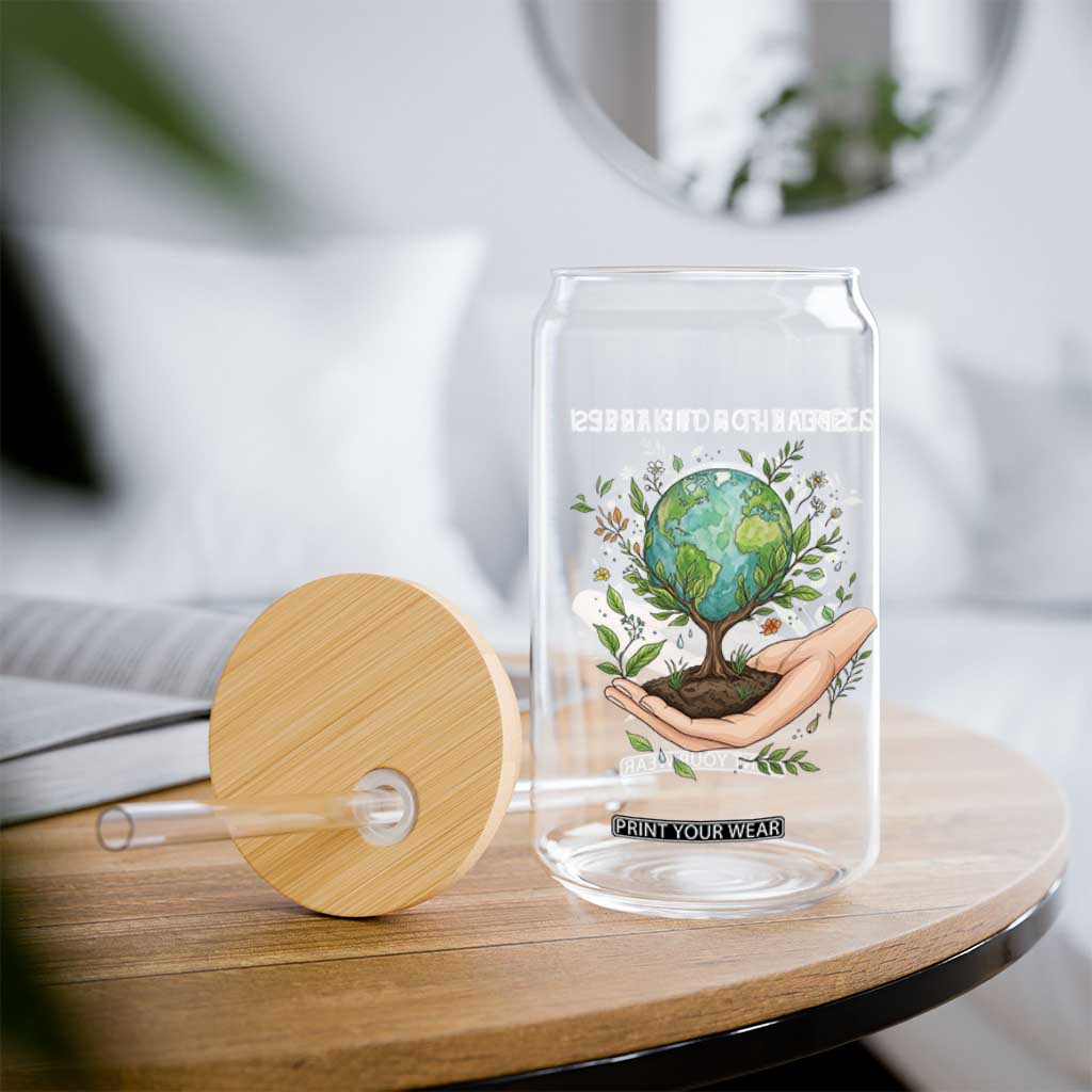 I Speak For The Trees Glass Can Earth Day Awareness TS14 Print Your Wear