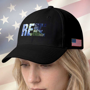 Earth Day Baseball Cap Recycle Reuse Renew Rethink TS14 Print Your Wear