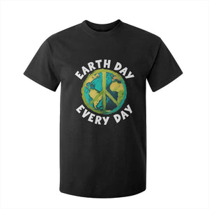 Earth Day Everyday T Shirt For Kid Peace Sign Nature Lover TS14 Black Print Your Wear