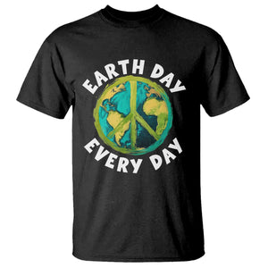 Earth Day Everyday T Shirt Peace Sign Nature Lover TS14 Black Print Your Wear