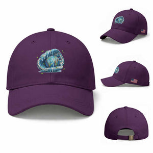 Earth Day Baseball Cap Funny Baseball Ice Cream Drip Glove Eco Friendly TS14 Baseball Cap Universal Fit Purple Print Your Wear
