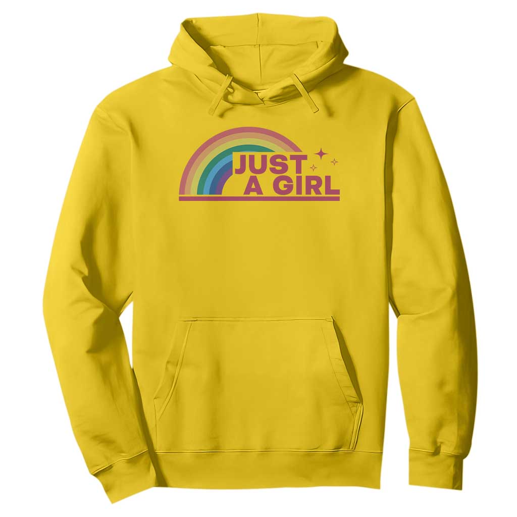 Just A Girl LGBTQ Pride Month Hoodie TS14 Daisy Print Your Wear