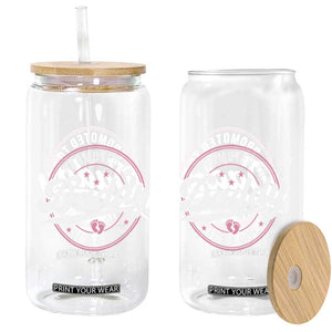 Promoted To Daddy It's A Girl Glass Can Funny Pregnancy Reveal TS14 Print Your Wear
