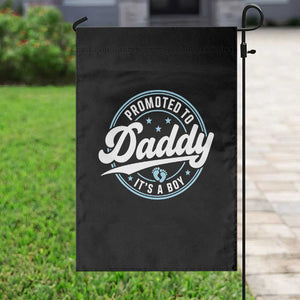 Promoted To Daddy It's A Boy Garden Flag Funny Pregnancy Reveal TS14 Print Your Wear