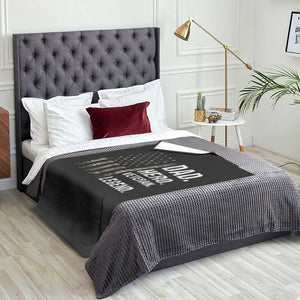 Dad Hero Veteran Legend Camouflage Father's Day Throw Blanket TS14 Print Your Wear